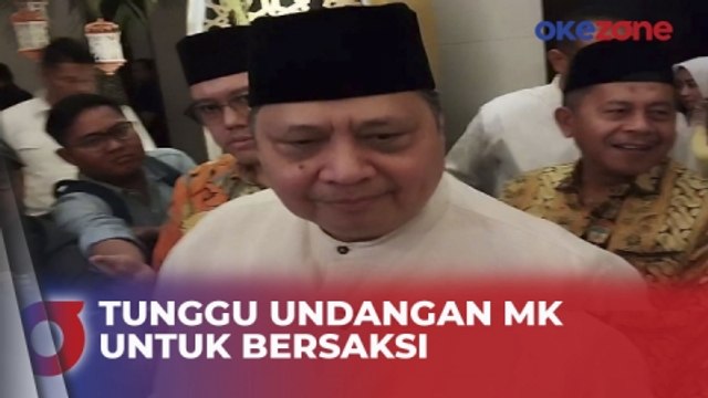 Airlangga Tunggu Undangan MK untuk Bersaksi dalam Sidang Sengketa Pilpres