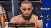 LeBron James hints that retirement could be soon