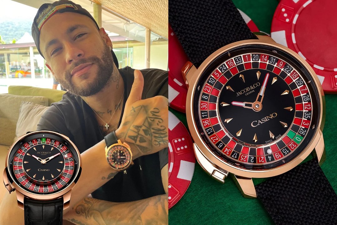 Quand Neymar et Jimmy Butler joue à la roulette sur une montre à 280 ...