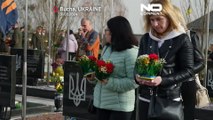 بعد عامين على دحر المحتل.. الأهالي يحيون ذكرى مذبحة بوتشا في أوكرانيا