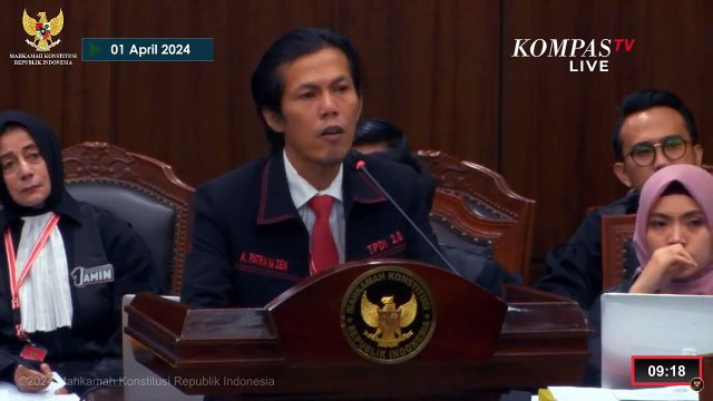 Ketua MK Tegur Patra Zen Saksi Kubu Anies-Muhaimin di Sidang Sengketa Pilpres: Itu Sudah Pendapat