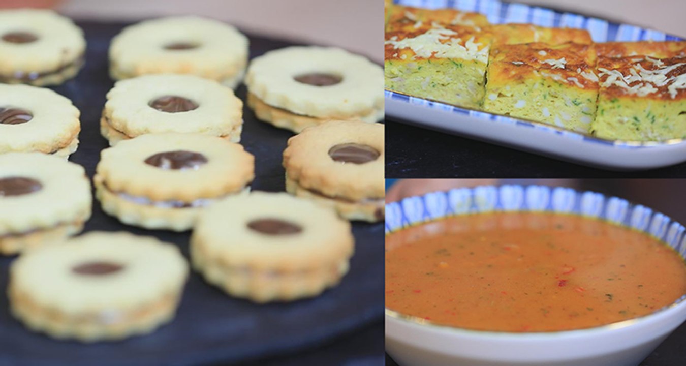 Hssou aux boulettes, Tajine tunisien au poulet, sablé au chocolat