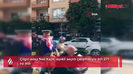Eşekli seçim çalışmasıyla dikkat çekmişti: 11 adayı geride bırakmayı başardı