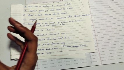 Journal entries numerical questions part 3