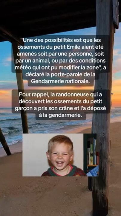 Des nouvelles de la disparition du petit Emile au Haut-Vernet