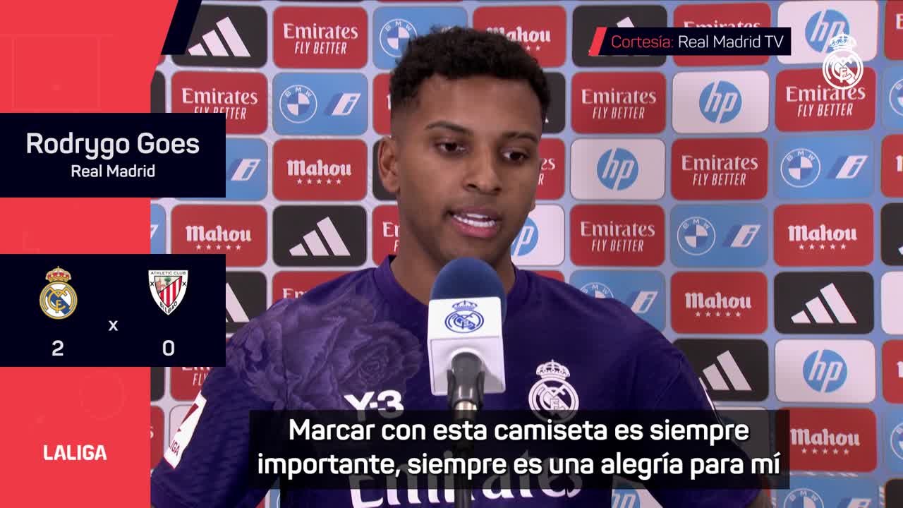 Rodrygo: "Sabía que iba a volver a marcar"