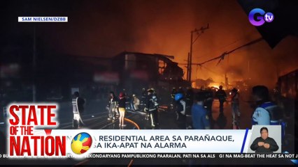 Sunog, sumiklab sa Parañaque City | SONA