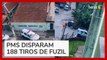 Morador flagra intensa troca de tiros entre PMs e criminosos em Santos