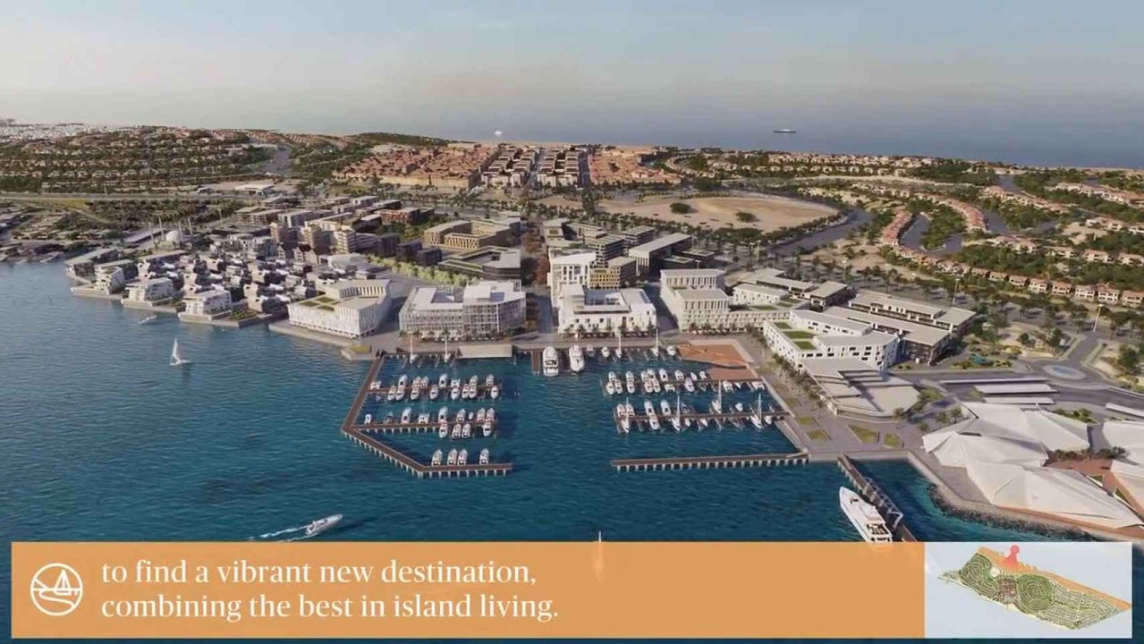 Proyecto presentado para la construcción de la Isla de Hudayriyat por el Gobierno de Abu Dabi