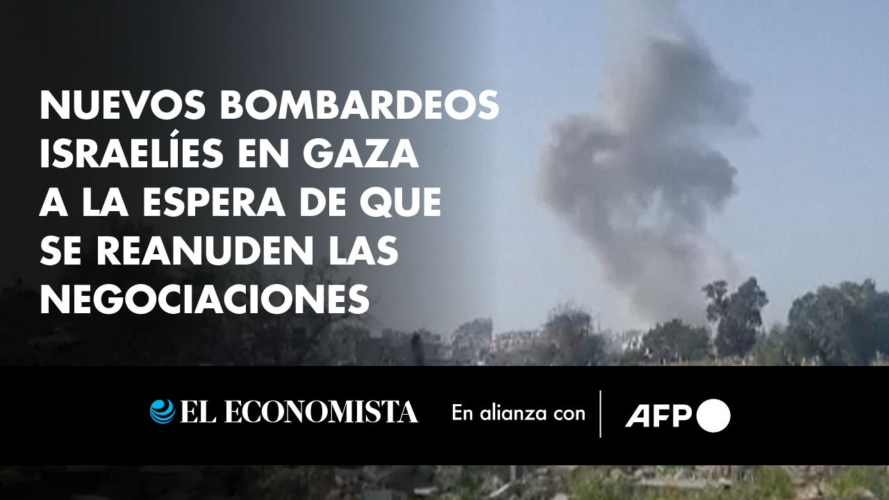 Nuevos bombardeos israelíes en Gaza a la espera de que se reanuden las negociaciones