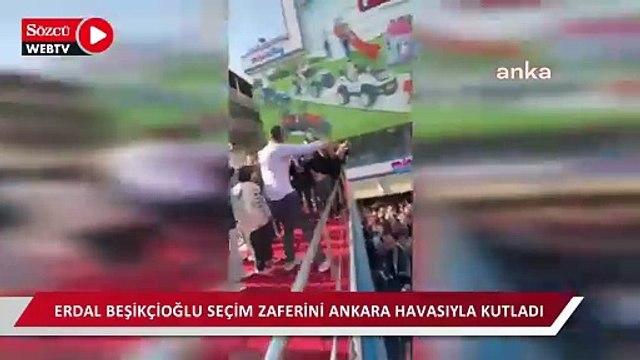 Erdal Beşikçioğlu Ankara Etimesgut'ta zaferini kutladı
