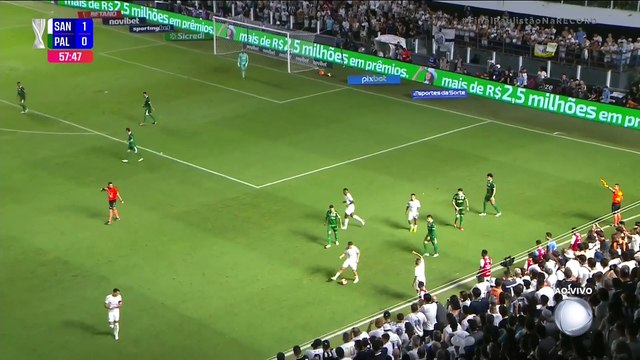 Santos x Palmeiras (Campeonato Paulista 2024 Final Jogo 1) 2° tempo