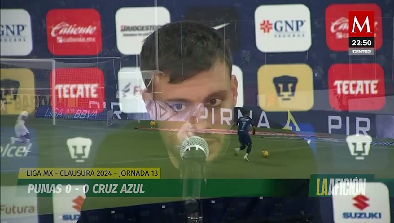 Pumas y Cruz Azul quedan a deber y empatan sin goles en el Clausura 2024
