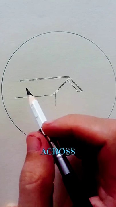 House scenery pencil drawing | easy hose pencil drawing | simple pencil drawing