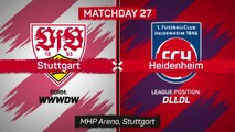 Stuttgart scramble home draw in action packed derby with Heidenheim