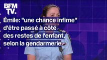 La porte-parole de la Gendarmerie nationale s'exprime sur BFMTV après la découverte des ossements d'Émile