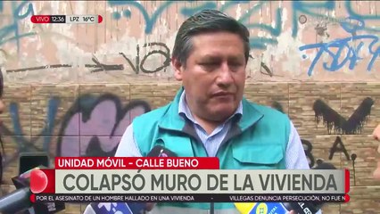La Alcaldía evalúa la situación de la casa que se desplomó en el centro de La Paz