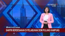 Mudik Lebaran, Santri Asal Ponpes Nurul Huda Padati Pelabuhan Jangkar di Situbondo