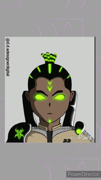 Timelapse • Kadeem Racing Drone • Versão anime • desenho e pintura digital Ibispaintx!