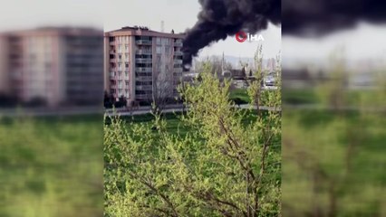 6 Otobüs Alev Alev Yandı, Siyah Dumanlar Şehrin Her Yerinden Görüldü!