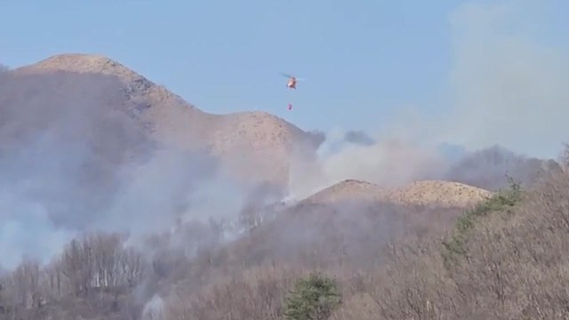 강원 홍천서 군 사격훈련 중 산불...5시간 반 만에 꺼져 / YTN