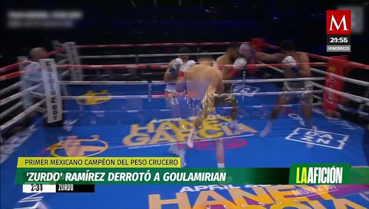 Zurdo Ramírez se convierte el primer mexicano campeón mundial de peso Crucero
