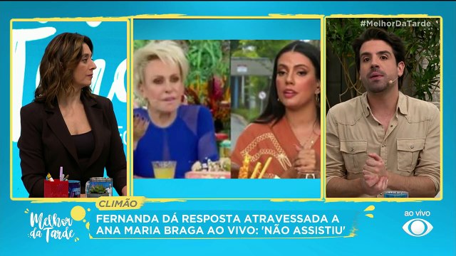 Fernanda cria mal-estar em café com Ana Maria Braga | Melhor da Tarde