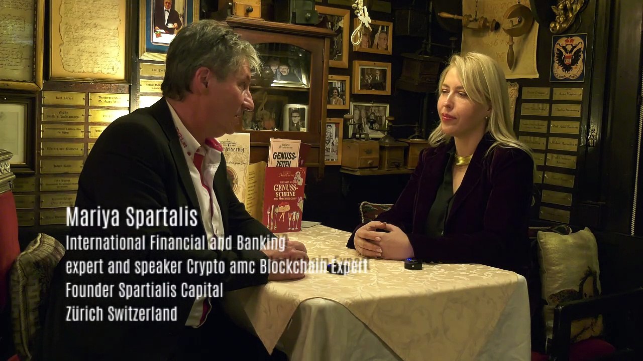 In conversation: Mariya Spartalis Intern. Financial and Banking experte and speaker Crypto amc, Blockhain Experte und Founder Spartalis Capital