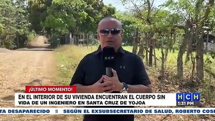 Ingeniero es hallado muerto dentro de su casa en Santa Cruz de Yojoa