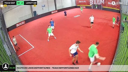 Faute de Louis Deffontaines - Team Deffontaines H23