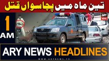 ARY News 1 AM Headlines | 2nd April 2024 | Karachi Streets Crime