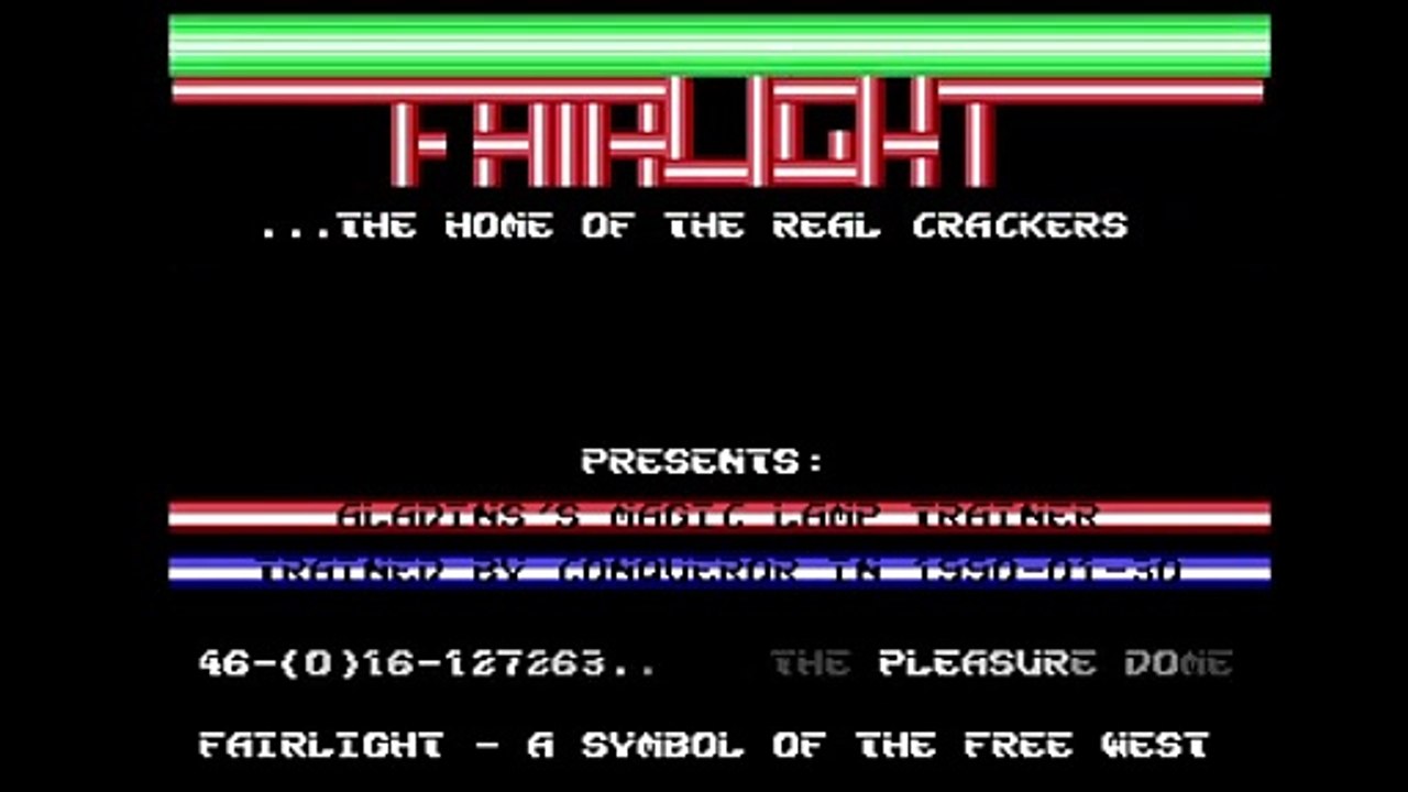 Amiga Cracktro - Aladins Magic Lamp by Fairlight