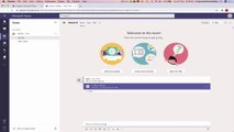 How to START a Group Conversation on Microsoft Teams for Office 365 - Web Based | New