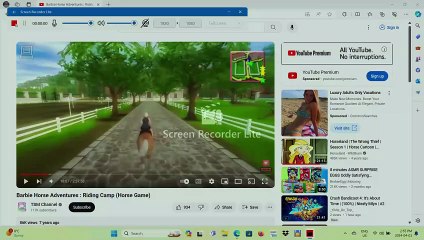 barbie riding academy my gameplay!