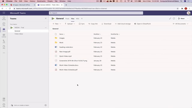 How to SAVE Your Microsoft Teams Files to a Zip File on Your Mac for Office 365 - Web Based | New
