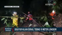 Imbas Tebing Longsor, Akses Jalan Raya Nasional Sukabumi-Bogor Tak Bisa Dilalui