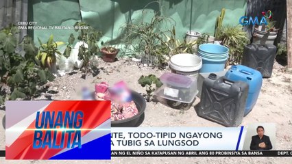 Mga residente, todo-tipid ngayong may krisis sa tubig sa lungsod | UB