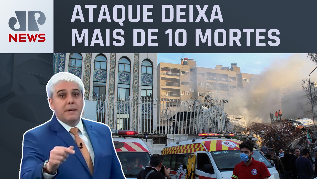Israel bombardeia embaixada do Irã na Síria; Favalli comenta