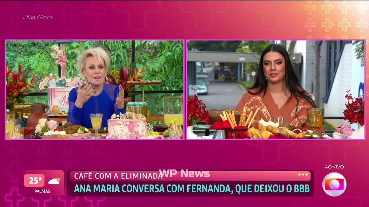 Entrevista de Fernanda no Mais Você