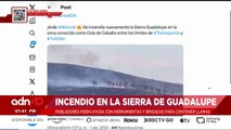 ¡Última Hora! Reportan incendio forestal en la Sierra de Guadalupe, en Estado de México