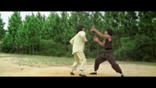 Jackie Chan's final battle with Lightning Leg in the movie DRUNK MASTER (1978)