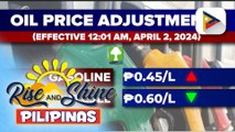 Dagdag-bawas sa presyo ng produktong petrolyo, epektibo ngayong araw