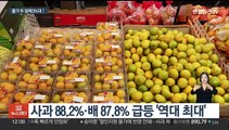 사과값 88%↑…소비자물가 두 달째 3%대 올라