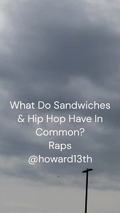 "What Do Sandwiches & Hip Hop Have In Common? Raps" 04/01/2024