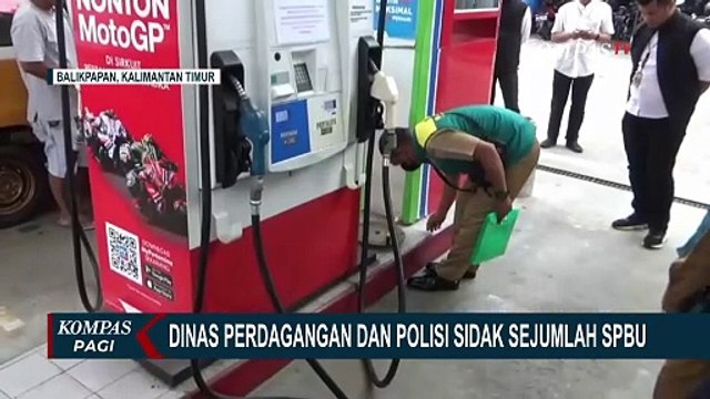 Pastikan Stok dan Kualitas BBM Jelang Mudik, Dinas Perdagangan Tinjau Sejumlah SPBU di Balikpapan