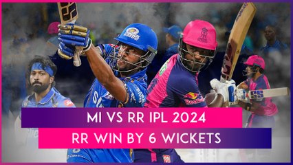 MI vs RR IPL 2024 Stat Highlights: Rajasthan Royals Bags Third Consecutive Win