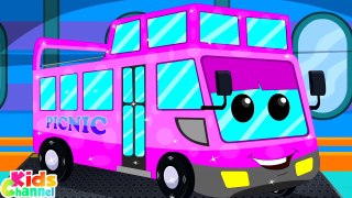 Picnic Bus, Car Wash Videos, Car Cartoon for Children by Kids Channel