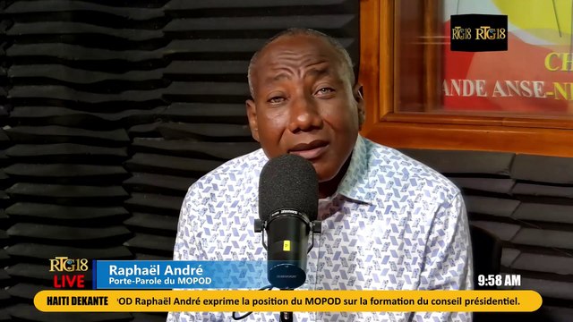Pòt pawòl MOPOD la André Raphaël di genyen feblès nan konstitisyon 1987 amande a.