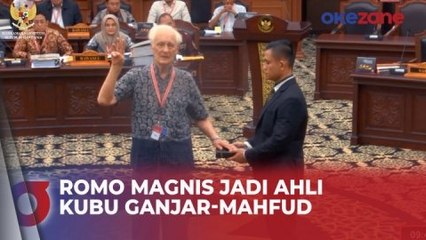 Tiba di MK, Romo Magnis Jadi Ahli Kubu Ganjar-Mahfud