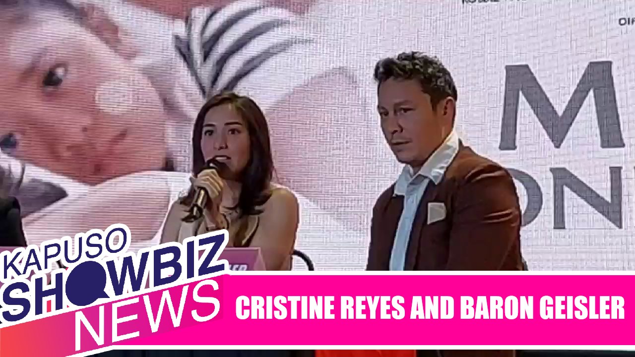 Kapuso Showbiz News: Baron Geisler at Cristine Reyes, inilarawan ang buhay sa isang blended family